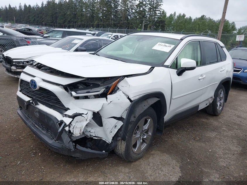 2022 Toyota Rav4 Hybrid Xle JTMRWRFV2ND140290 photo 1