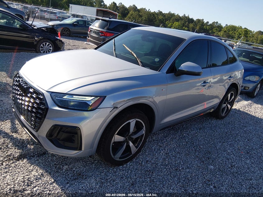 Vin: wa15aafy5n2083288, lot: 45626312, audi q5 sportback premium plus 45 tfsi s line quattro s tronic 20222
