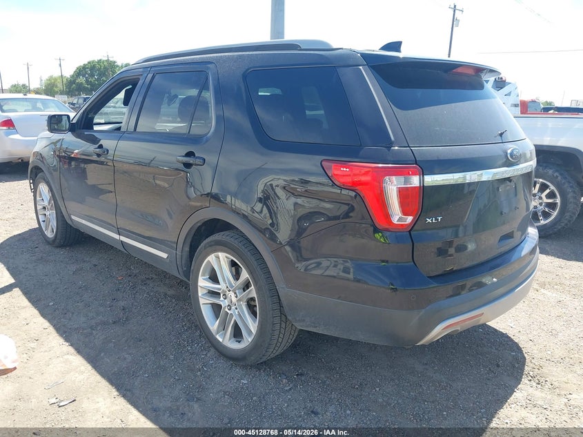 Vin: 1fm5k7d88ggc33002, lot: 45626384, ford explorer xlt 20163