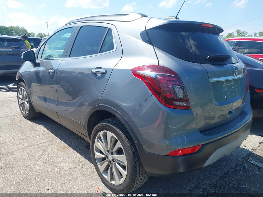 Vin: kl4cjasb9kb799468, lot: 45626425, buick encore fwd preferred 20193