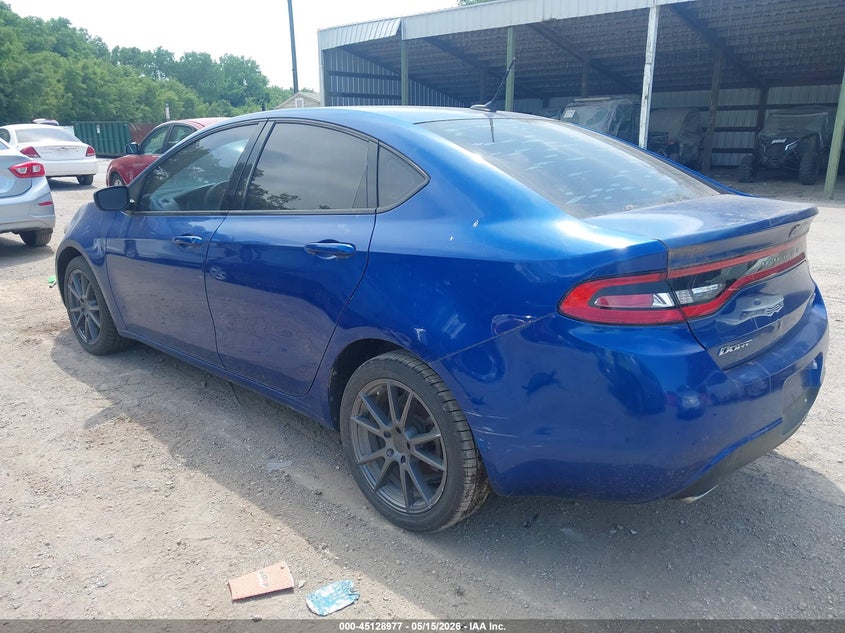 Vin: 1c3cdfba2dd306226, lot: 45626593, dodge dart sxt 20133