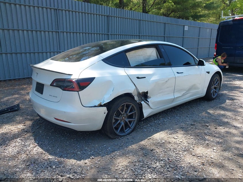Vin: 5yj3e1eb0nf245517, lot: 45626719, tesla model 3 long range dual motor all-wheel drive 20224