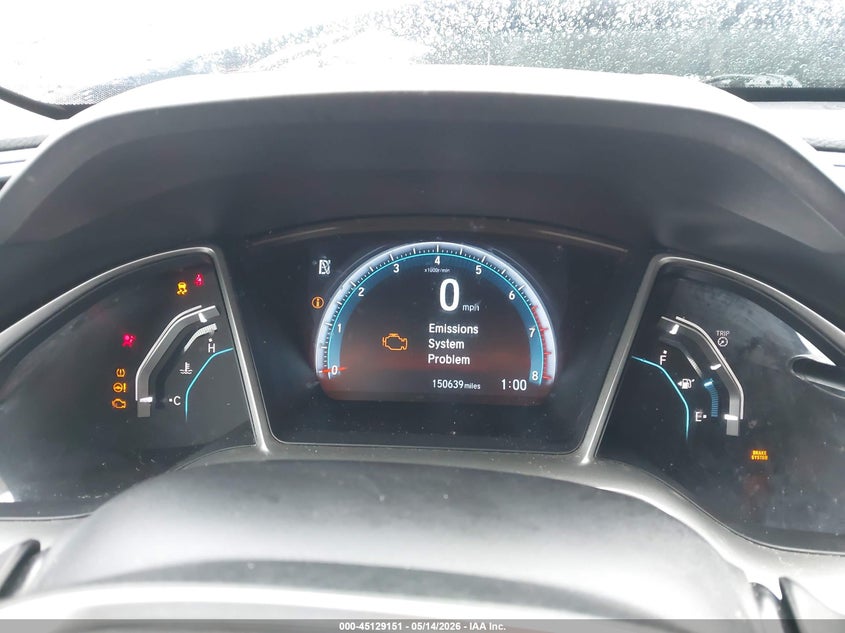 2016 HONDA CIVIC SEDAN 1.5L I-4 DI, DOHC, VVT, TURBO, 174HP