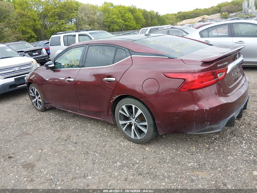 2016 NISSAN MAXIMA auction photo 3