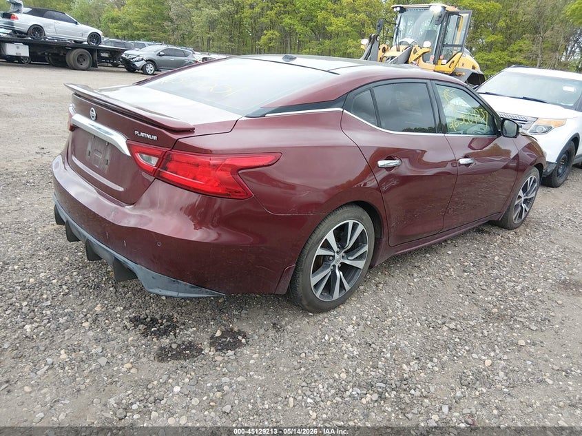 2016 NISSAN MAXIMA auction photo 4
