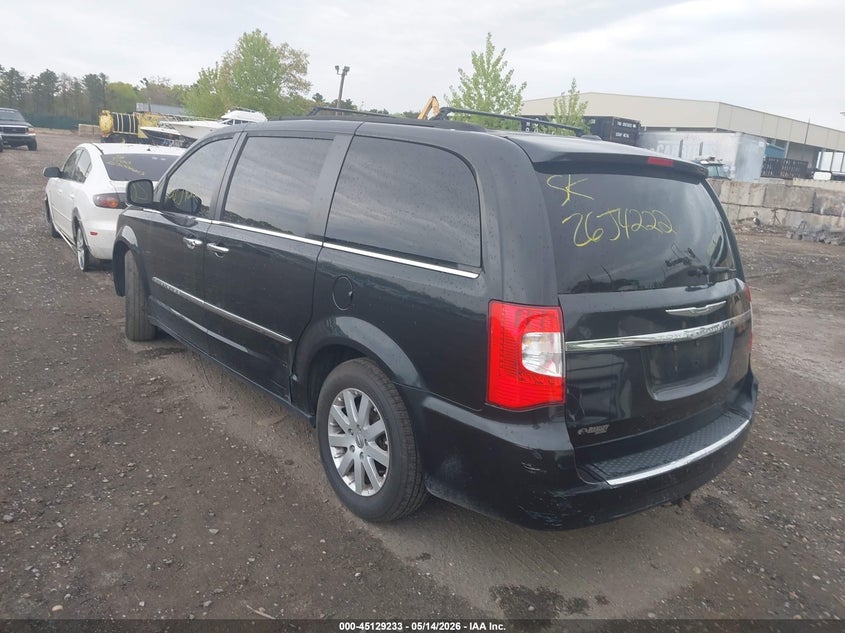 Vin: 2c4rc1cg4cr162754, lot: 45626849, chrysler town & country touring-l 20123