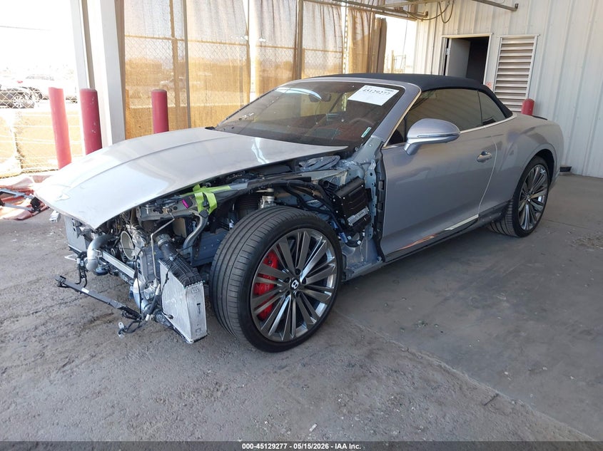 2023 BENTLEY CONTINENTAL GT CABRIO 6.0L W-12 DI, DOHC, VVT, TURBO, 626HP