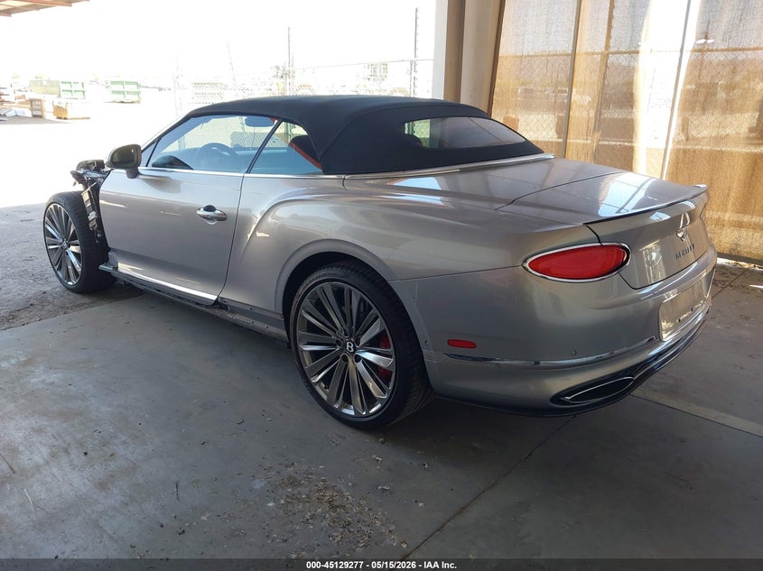 2023 BENTLEY CONTINENTAL GT CABRIO 6.0L W-12 DI, DOHC, VVT, TURBO, 626HP