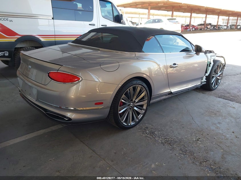 2023 BENTLEY CONTINENTAL GT CABRIO 6.0L W-12 DI, DOHC, VVT, TURBO, 626HP