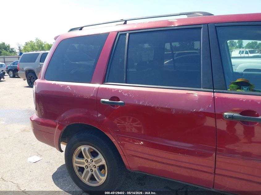 2003 Honda Pilot Ex-L VIN: 2HKYF18653H526888 Lot: 45129402