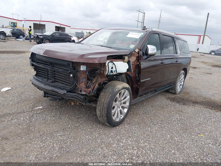 Vin: 1gnscfkl9nr319014, lot: 45627171, chevrolet suburban 2wd premier 20222