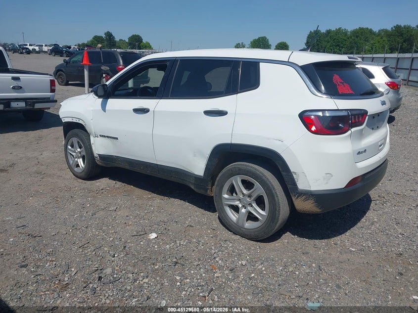 Vin: 3c4njdan9pt574937, lot: 45627209, jeep compass sport 4x4 20233