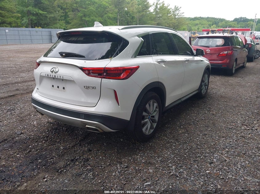 Vin: 3pcaj5m33kf144228, lot: 45627330, infiniti qx50 luxe 20194