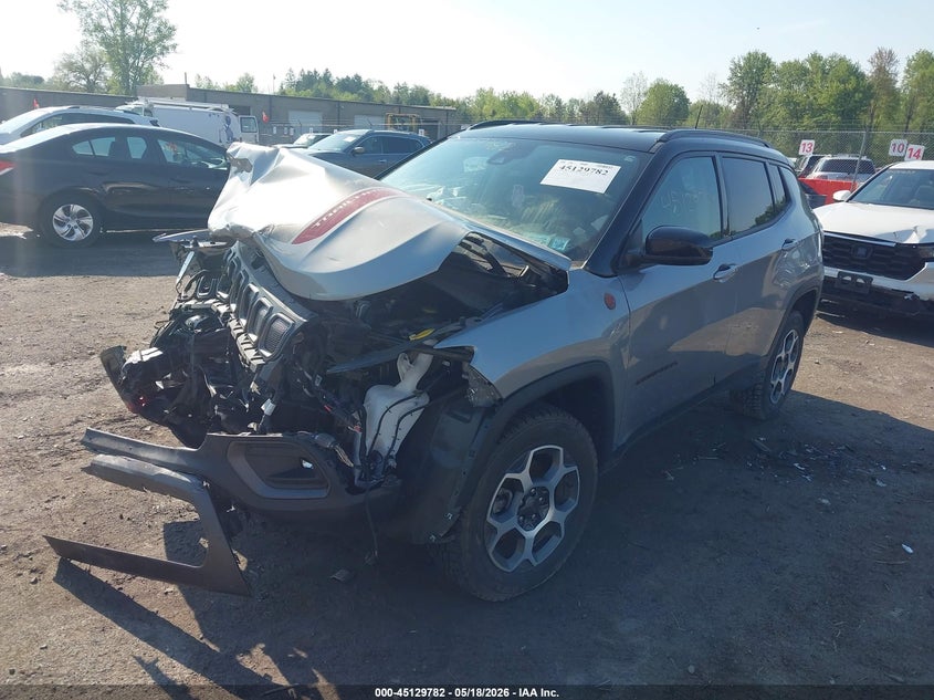 Vin: 3c4njddb0nt208895, lot: 45627411, jeep compass trailhawk 4x4 20222