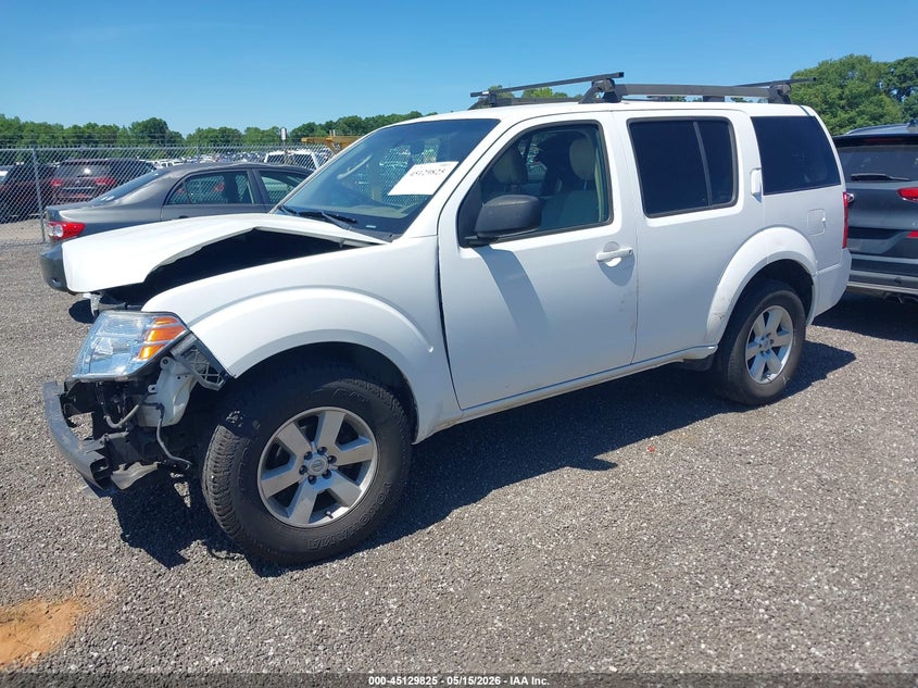 Vin: 5n1ar1nn3bc624960, lot: 45627454, nissan pathfinder s 20112