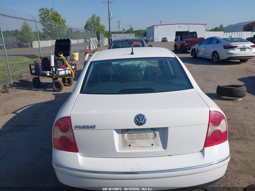 2003 Volkswagen Passat Gls VIN: WVWPD63B73P247594 Lot: 45129873