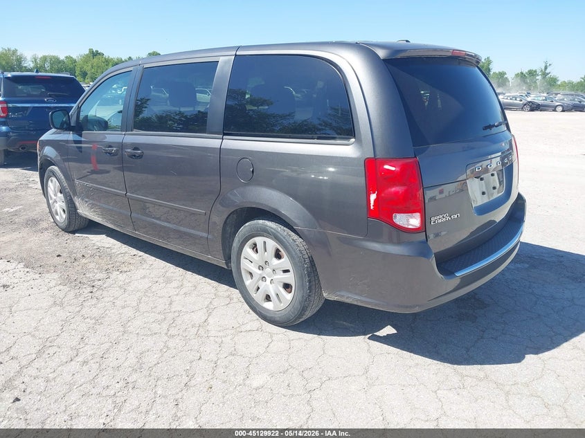 Vin: 2c4rdgbgxhr789631, lot: 45627551, dodge grand caravan se 20173