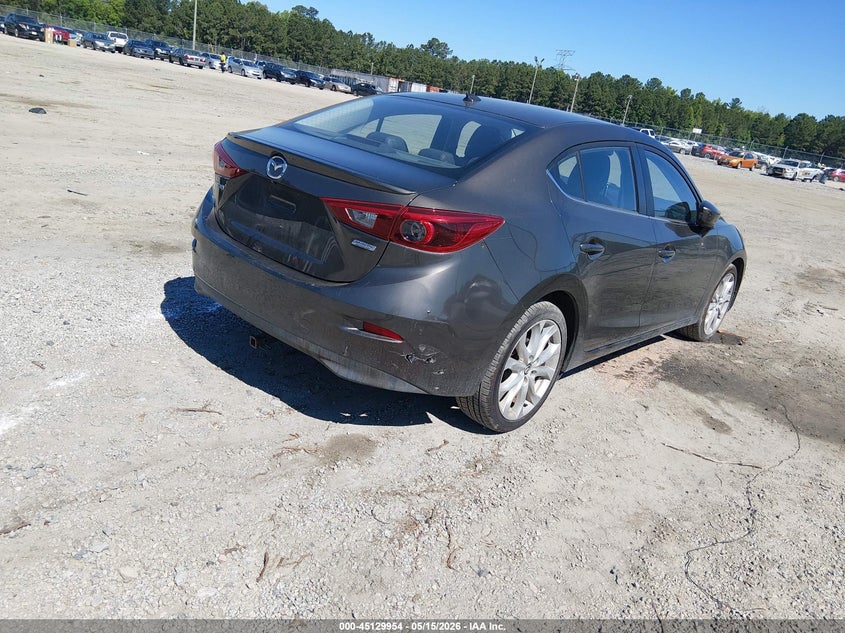 Vin: jm1bm1w39e1106064, lot: 45627583, mazda mazda3 s grand touring 20144