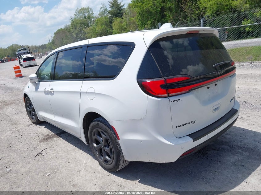Vin: 2c4rc1l7xnr173518, lot: 45627596, chrysler pacifica hybrid touring l 20223