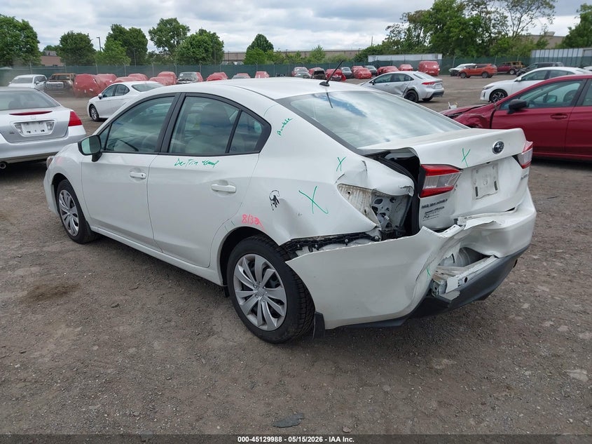 Vin: 4s3gkaa68j3619950, lot: 45627617, subaru impreza 2.0i 20183