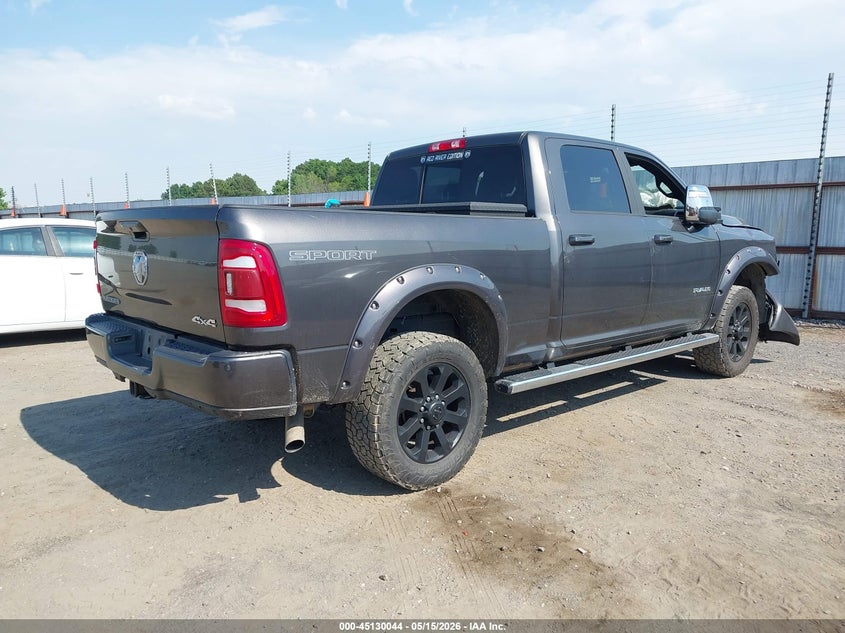 Vin: 3c6ur5fj1pg516546, lot: 45627673, ram 2500 laramie  4x4 6'4 box 20234