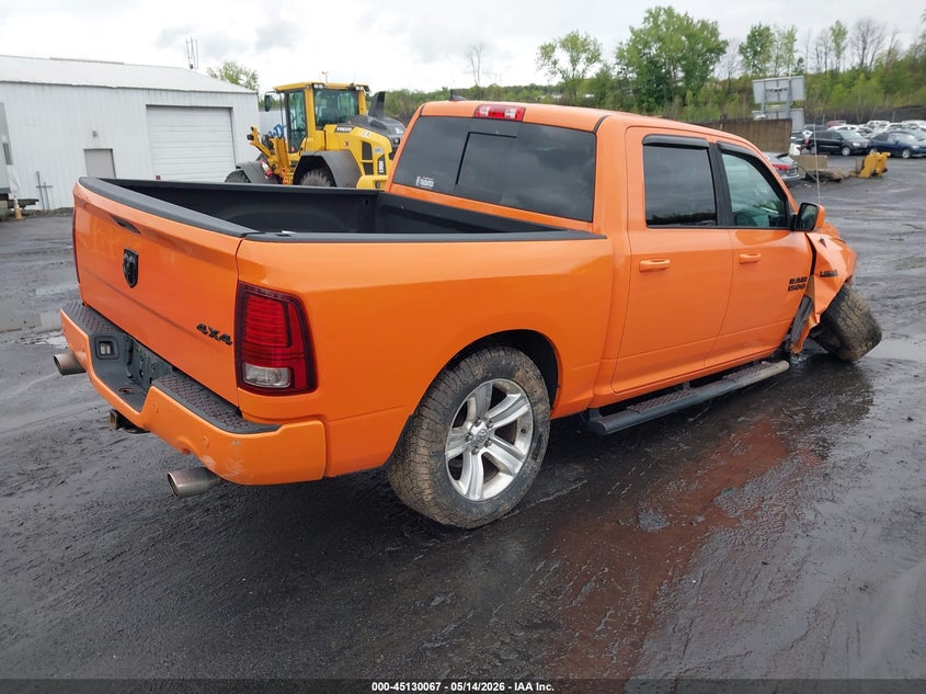 Vin: 1c6rr7mt7fs702296, lot: 45627696, ram 1500 sport 20154