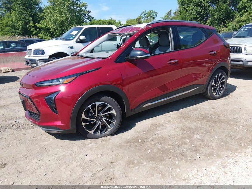 Vin: 1g1fz6s07n4127644, lot: 45627699, chevrolet bolt euv fwd premier 20222