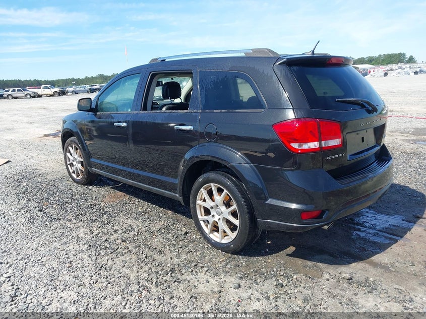 2012 Dodge Journey 3.6 Crew black Lot 111045130186 Vin 3C4PDCDG7CT373734