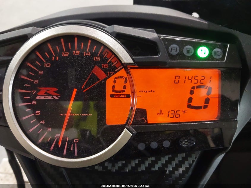 2019 Suzuki Gsx-R600 VIN: JS1GN7FA2K7101277 Lot: 45130300