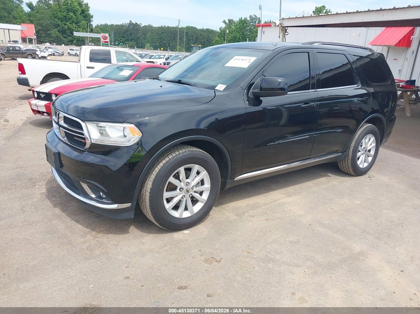Vin: 1c4rdjag2kc705591, lot: 45628000, dodge durango sxt awd 20192
