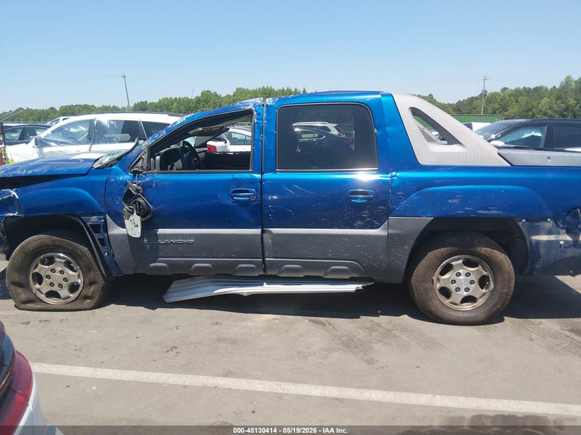 2003 Chevrolet Avalanche 1500 VIN: 3GNEC13T23G122276 Lot: 45130414