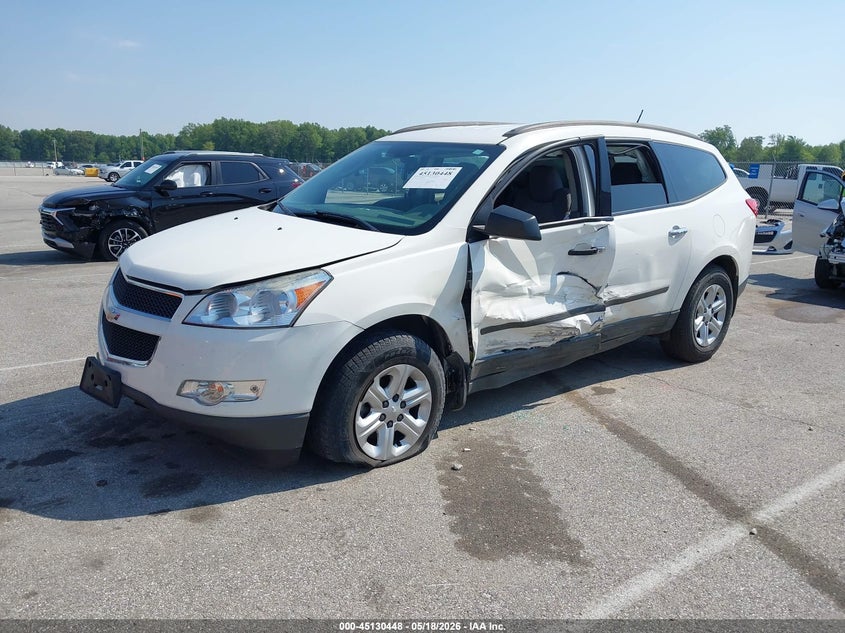 Vin: 1gnkreed2cj366717, lot: 45628077, chevrolet traverse ls 20122