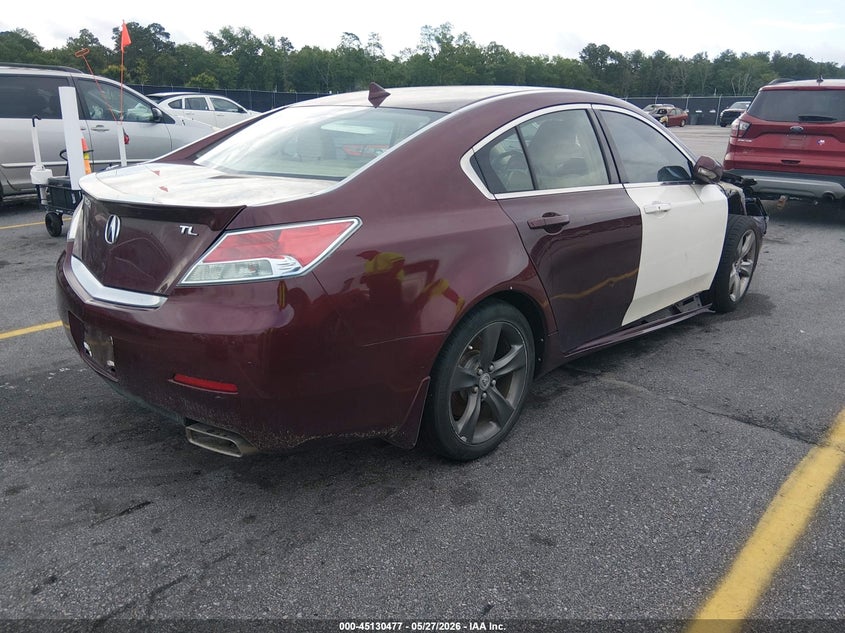 2012 Acura Tl 3.5 brown Lot 111045130477 Vin 19UUA8F75CA018981