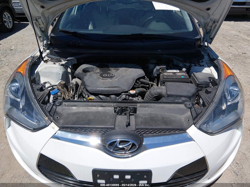2012 Hyundai Veloster Base W/Gray VIN: KMHTC6AD7CU047964 Lot: 45130595