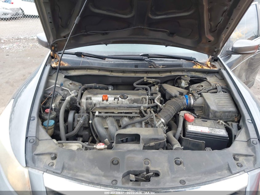 2012 Honda Accord 2.4 2.4 Lx grey Lot 111045130637 Vin 1HGCP2F37CA023006