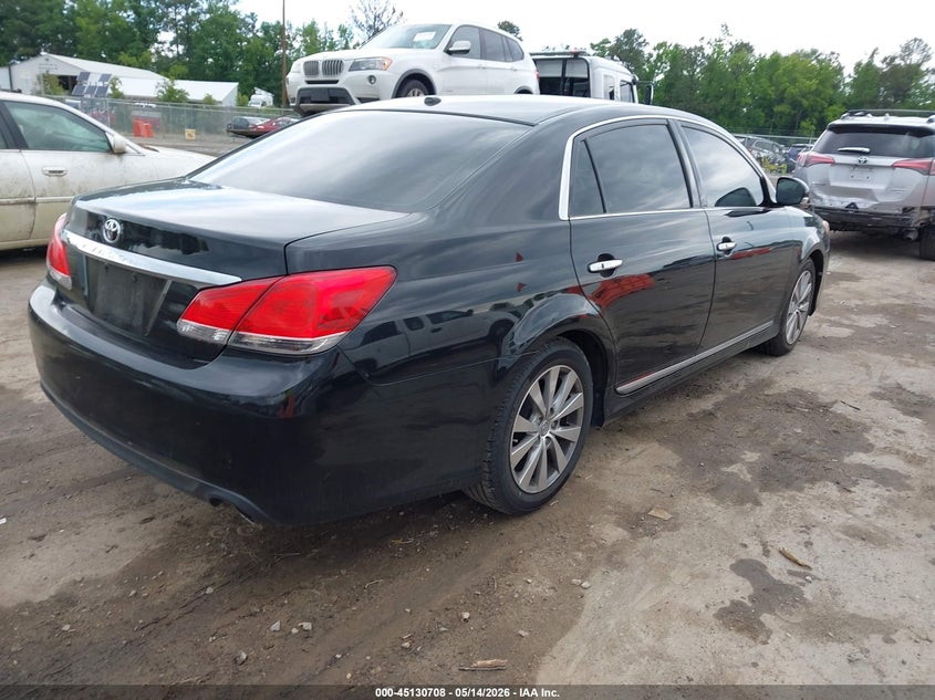 2011 Toyota Avalon 3.5 Limited black Lot 111045130708 Vin 4T1BK3DB6BU413953