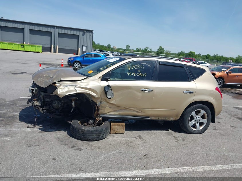 2004 Nissan Murano Sl VIN: JN8AZ08T44W209449 Lot: 45130905