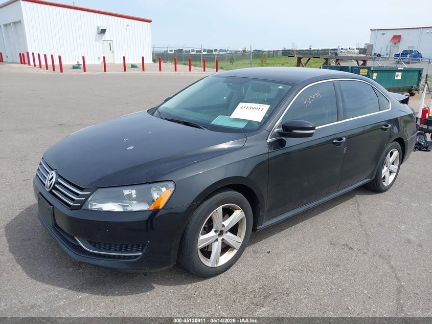 2013 Volkswagen Passat 2.5l Se 1VWBH7A30DC103603 photo 1