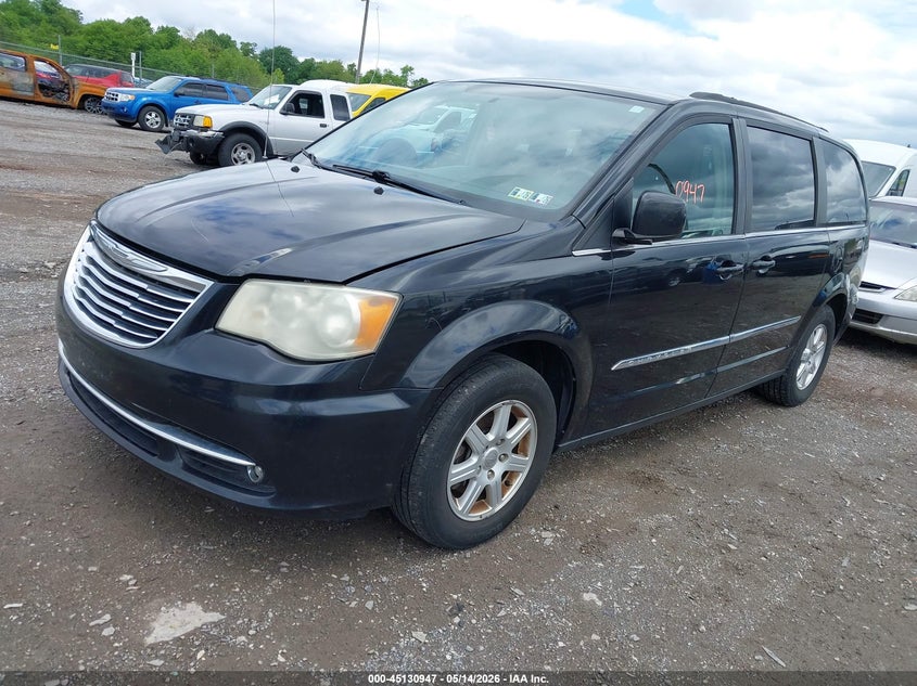 Vin: 2c4rc1bgxcr313162, lot: 45628576, chrysler town & country touring 20122
