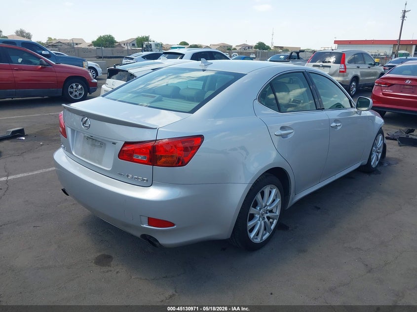 LEXUS IS 250 2008 VIN JTHCK262485020857