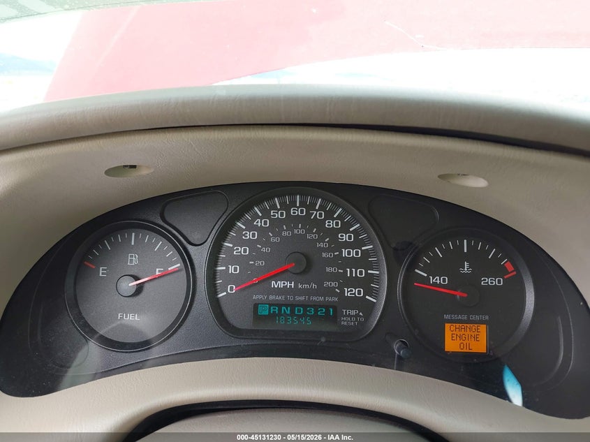 2002 Chevrolet Impala VIN: 2G1WF52E629370322 Lot: 45131230
