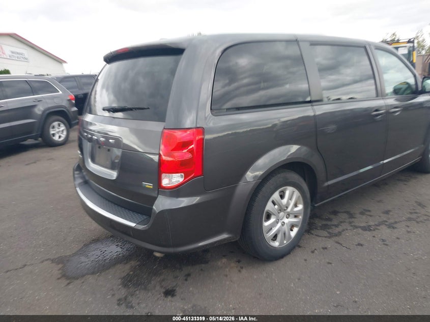 Vin: 2c4rdgbg9jr288753, lot: 45628948, dodge grand caravan se 20184