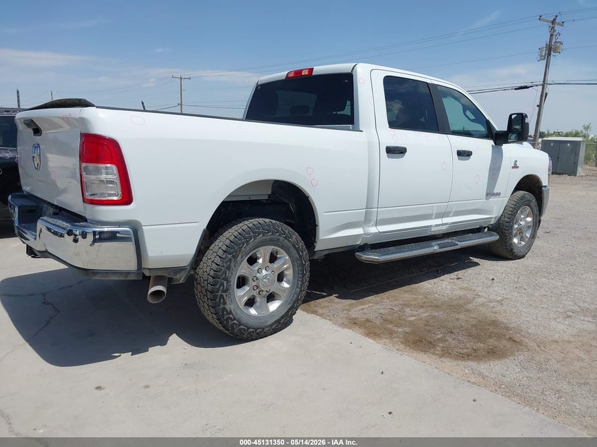Vin: 3c6ur5dl9rg338523, lot: 45628979, ram 2500 big horn  4x4 6'4 box 20244