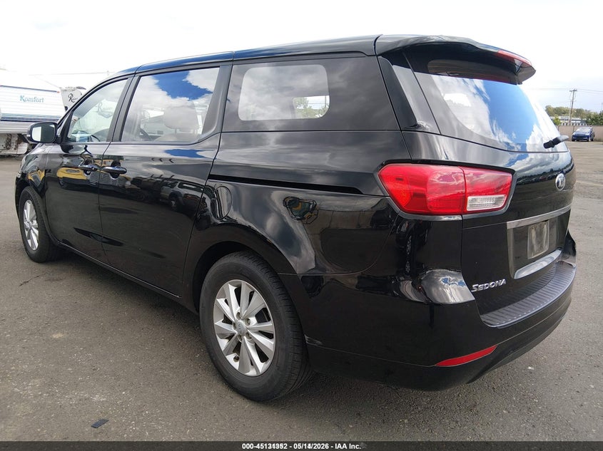 Vin: kndma5c14j6387005, lot: 45628981, kia sedona l 20183