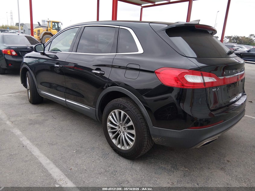 Vin: 2lmpj6kr1jbl19708, lot: 45629015, lincoln mkx select 20183