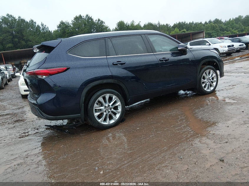Vin: 5tddzrbh0ns593796, lot: 45629029, toyota highlander limited/platinum 20224