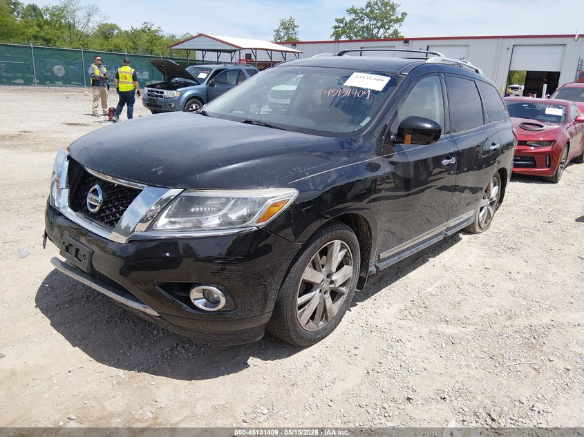 Vin: 5n1ar2mm4fc711707, lot: 45629038, nissan pathfinder platinum 20152