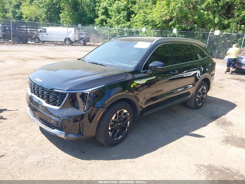 Vin: 5xyrl4jc0sg377164, lot: 45629068, kia sorento s 20252