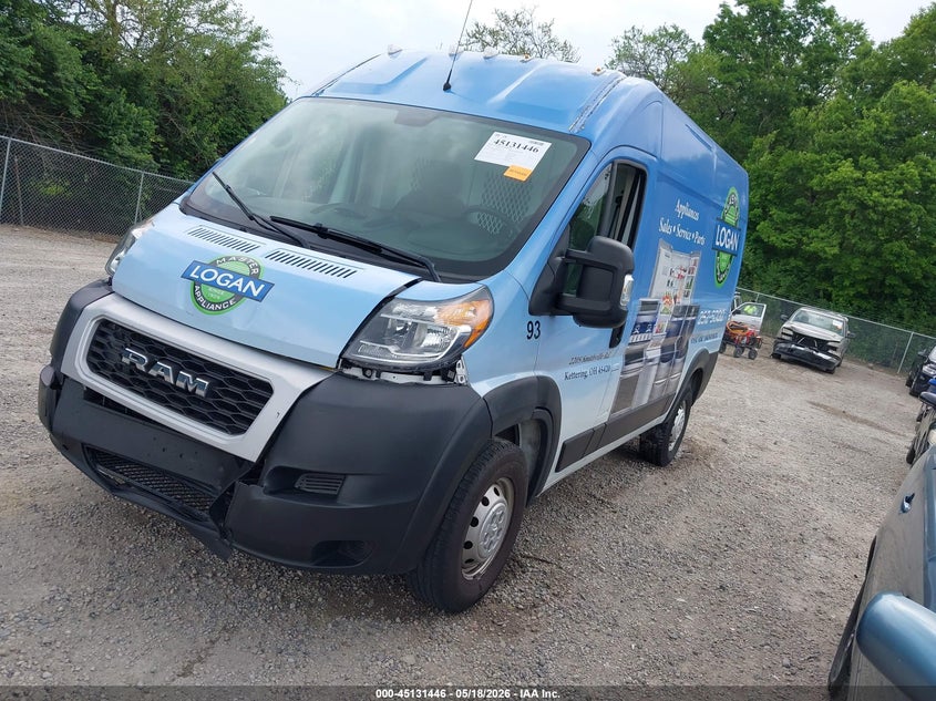 2019 Ram Promaster 1500 High Roof 136 Wb 3C6TRVBG7KE522636 photo 1