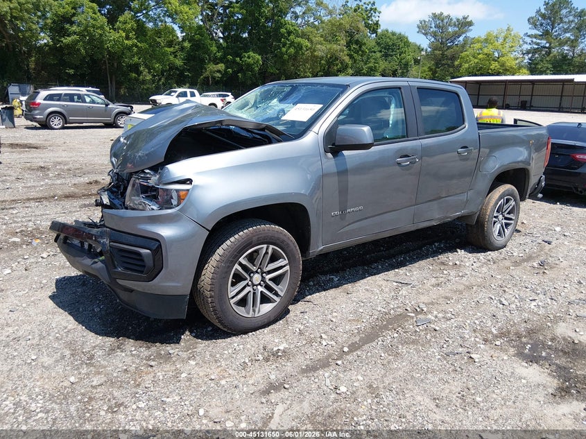 Vin: 1gcgsben3m1205546, lot: 45629279, chevrolet colorado 2wd  short box wt 20212
